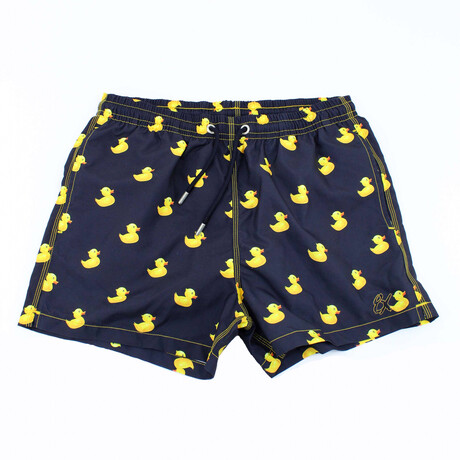 Rubber Duck Swim Trunks // Navy (S)