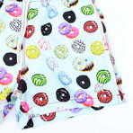 Donut Print Swim Trunks // Mint (S)