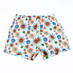 Sea Floral Swim Trunks // Multicolor (3XL)