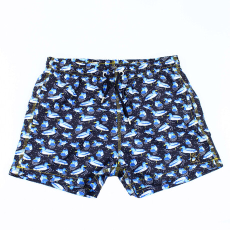 Ducks Swim Trunks // Navy (S)