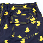 Rubber Duck Swim Trunks // Navy (XL)