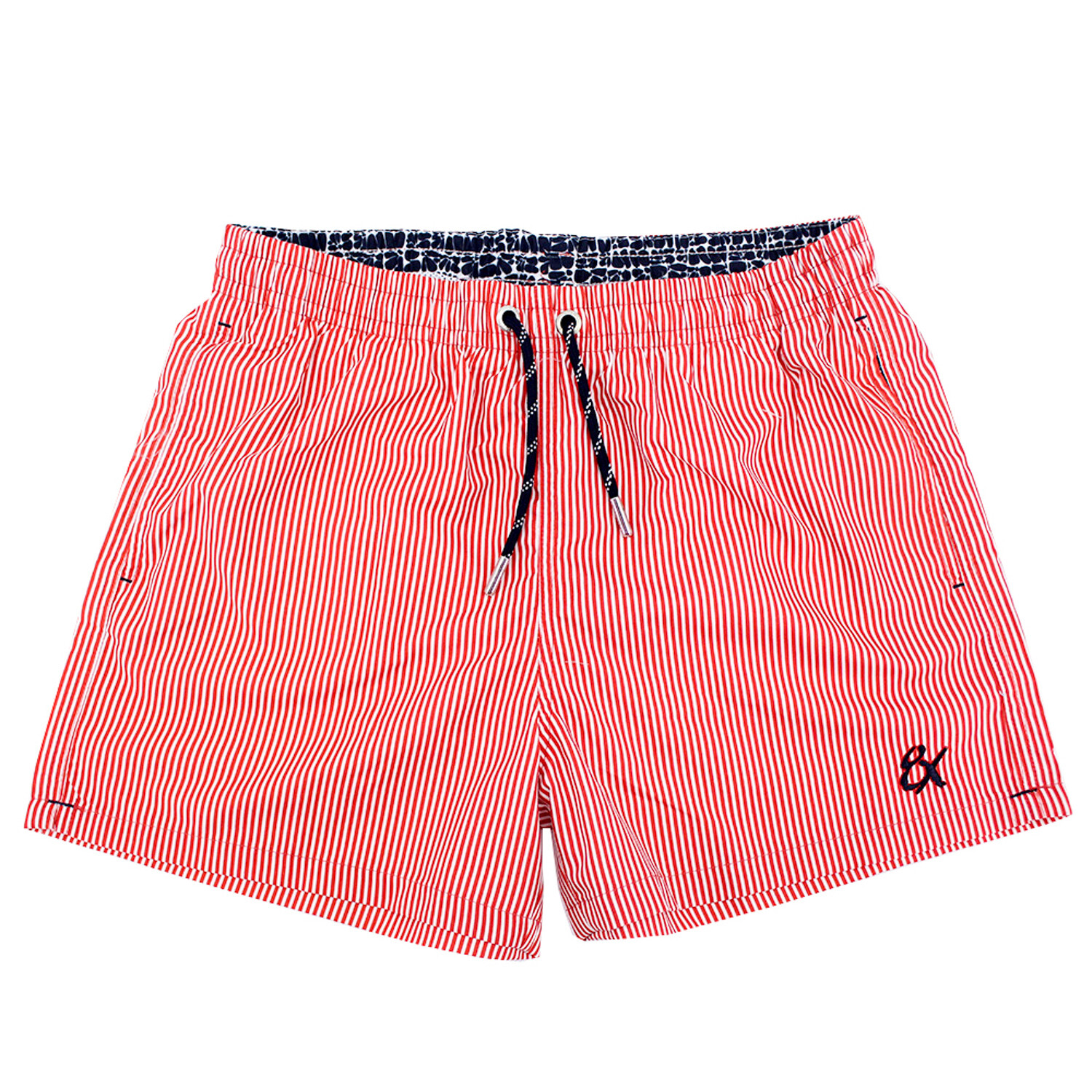 Striped Swim Trunks // Red (M) - Eight X - Touch of Modern