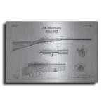 Rifle Blueprint (16"H x 12"W x 0.13"D)