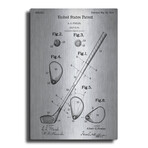Golf Club Blueprint (16"H x 12"W x 0.13"D)