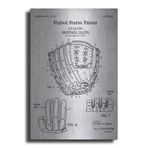 Baseball Glove 1971 Blueprint (16"H x 12"W x 0.13"D)