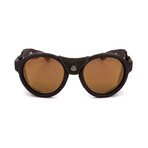 Unisex ML0046-49L Sunglasses // Matte Dark Brown