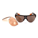 Unisex ML049-49L Sunglasses // Matte Dark Brown