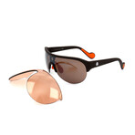 Unisex ML049-49L Sunglasses // Matte Dark Brown