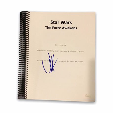 J.J. Abrams // Star Wars // Signed Movie Script
