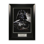 Darth Vader // Star Wars // Tony Santiago Signed + Framed Illustration