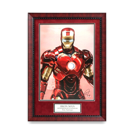 Ironman // Tony Santiago + Framed Signed Illustration