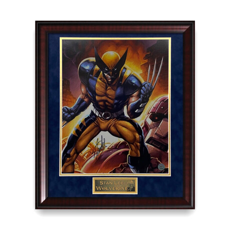 Stan Lee // Wolverine // Signed + Framed Photograph