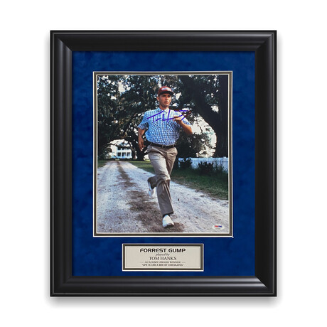 Tom Hanks // Forest Gump // Signed + Framed Photograph