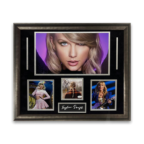 Taylor Swift // Signed + Framed CD Cover Collage