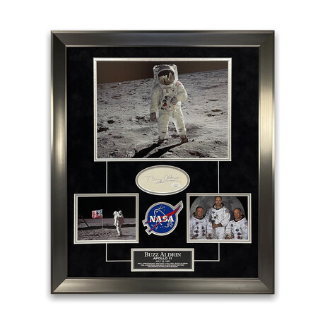 Buzz Aldrin // Signed Cut + Framed