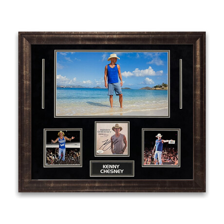 Kenny Chesney // Signed + Framed CD Cover Collage