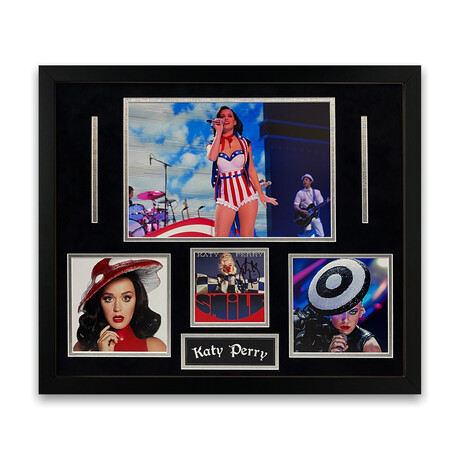 Katy Perry // Signed + Framed CD Cover + Collage
