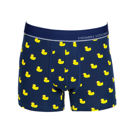 No Show Trunk Rubber Ducky // Navy (S)