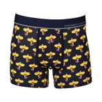 No Show Trunk Chiwawa // Navy + Multicolor (M)