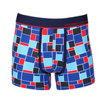 No Show Trunk // Century Tile // Blue + Red (S)
