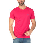 Mark T-Shirt // Fuchsia + Indigo (XS)