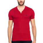 Paul Henley Short Sleeve T-Shirt // Wine (XL)