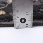 Black Marble Rug (7'3"L x 5'3"W)