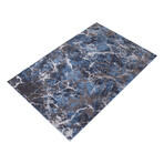 Blue Marble Rug (7'3"L x 5'3"W)