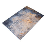 Oxygen Marble Rug // Blue (7'3"L x 5'3"W)