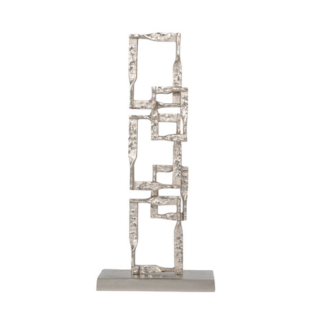 Stacked Square Link Decorative Sculpture