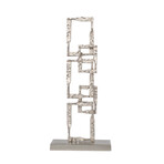 Stacked Square Link Decorative Sculpture