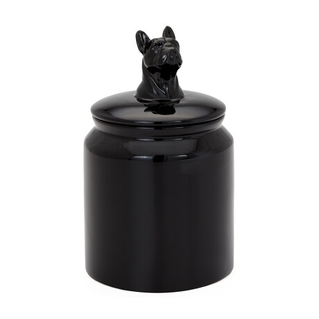 French Bulldog Ceramic Canister