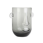 Profile Glass Face Vase