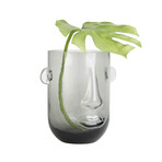 Profile Glass Face Vase