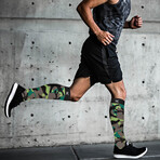 Military Camo Knee-High Compression Socks // 1-Pair // Large / Extra Large