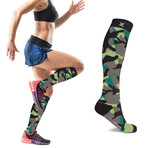 Military Camo Knee-High Compression Socks // 1-Pair // Large / Extra Large