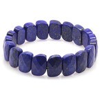 Lapis Lazuli Rolex Bracelet // Blue (7.6")