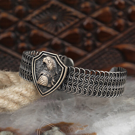 Eagle Chain Bracelet // Silver