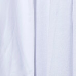 Microfiber Shawl Collar Robe // White