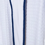 Checkered Bathrobe // Navy