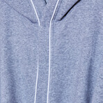 Sweatshirt Hooded Robe // Gray