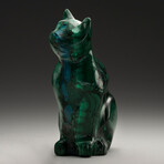 Malachite Carving // Cat