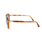 Persol // Men's PO3223S Sunglasses // Terra di Siena