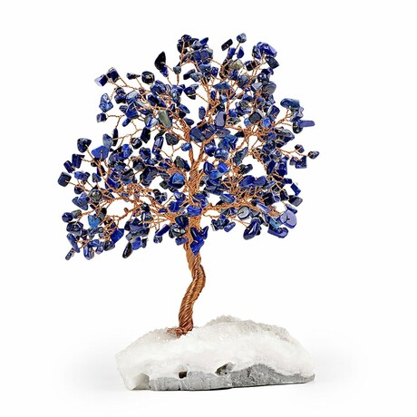 Trust Yourself // Lapis Lazuli Feng Shui Tree // Medium