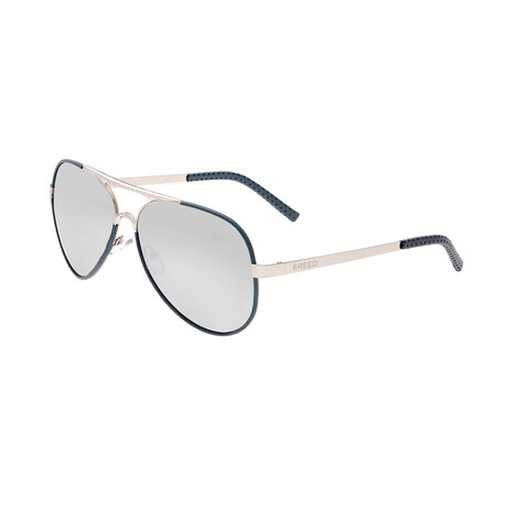 Genesis Polarized Sunglasses // Gray Frame + Silver Lens