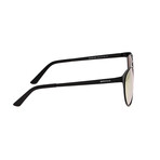 Mensa Polarized Sunglasses // Titanium // Black + Rose Gold