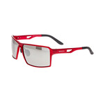Centaurus Polarized Sunglasses // Red + Silver