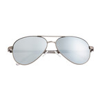 Void Polarized Sunglasses // Gunmetal Frame + Silver Lens