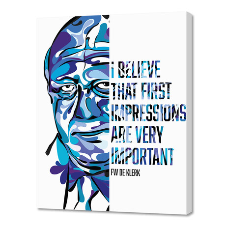 FW De Klerk // LOTF (10"H x 8"W x 0.75"D)