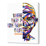 Gandhi at Peace // LOTF (10"H x 8"W x 0.75"D)